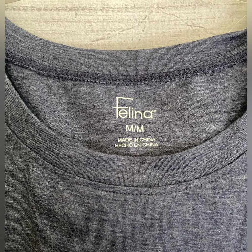 Felina | Ladies 3-Piece PJ Set Heather Blue - Picture 4 of 5